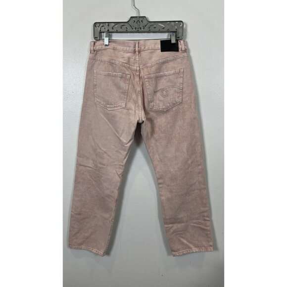 $669 R13 BOYFRIEND CROPPED JEAN. IN PEYTON PINK - Picture 8 of 14